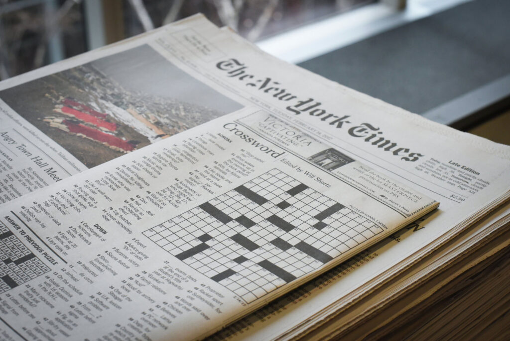 daily crossword clue